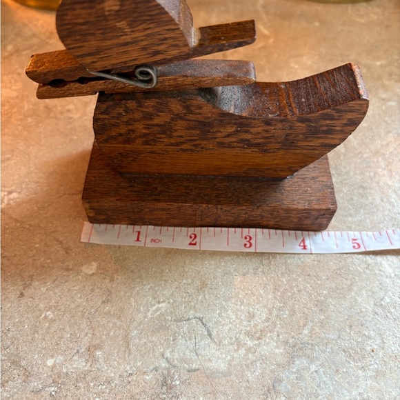 Vintage Rustic Wooden Duck Clip Decor - Picture 8 of 9